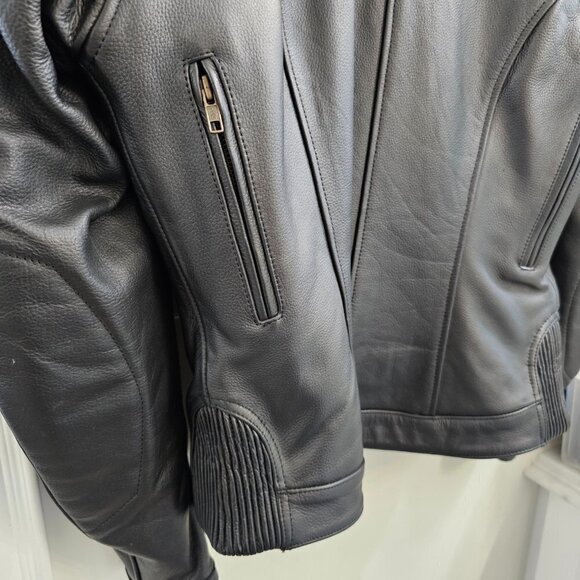 WOMEN'S MOTORCYCLE JACKETS, Black, Size Small, NEW - Picture 10 of 16